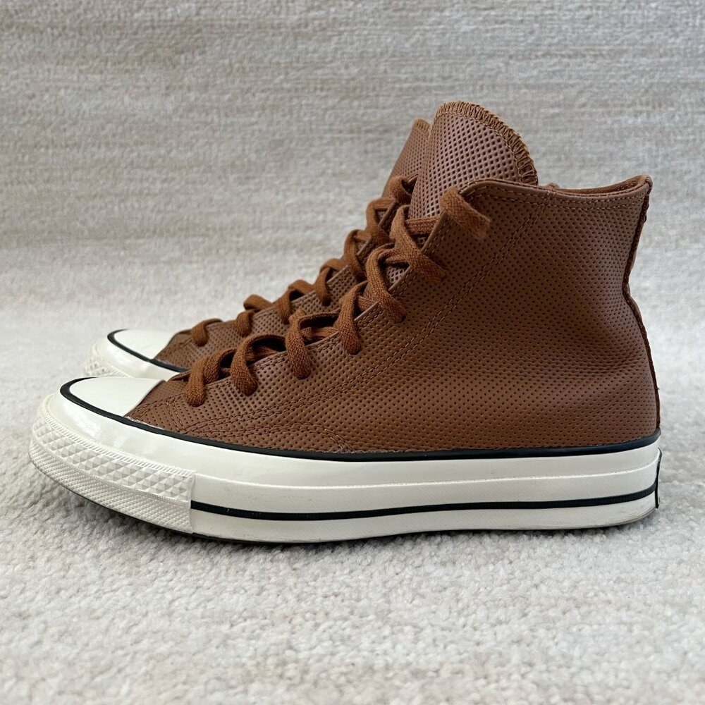 Converse Chuck 70 Hi Perforated Leather High Top Sneakers Shoes 8